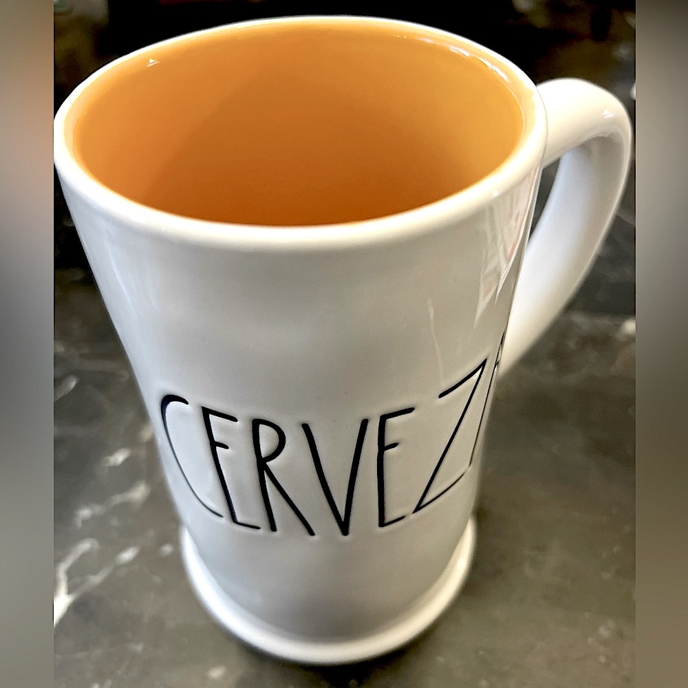 Rae Dunn Cerveza Beer Mug - Picture 2 of 3
